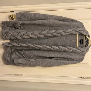 Cynthia Rowley grey knitted cardigan